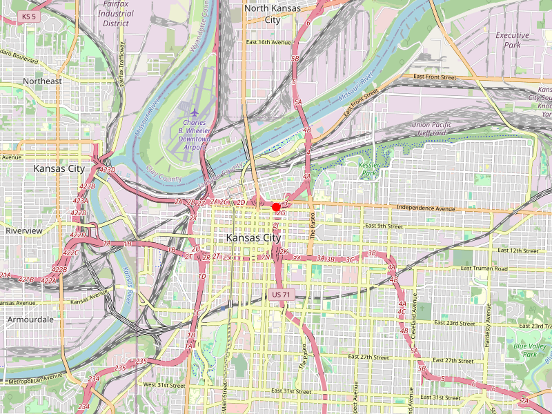 Map of 64106