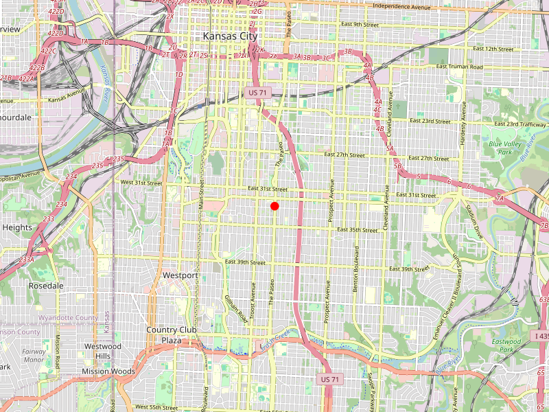 Map of 64109