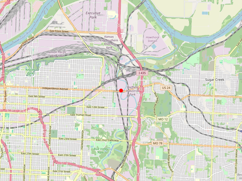 Map of 64125