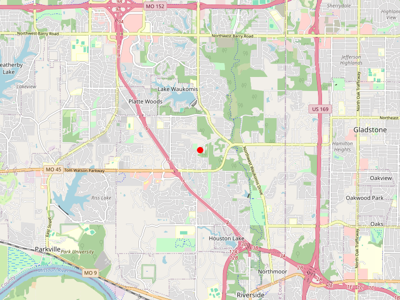 Map of 64151