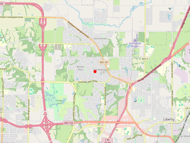 Map of 64157