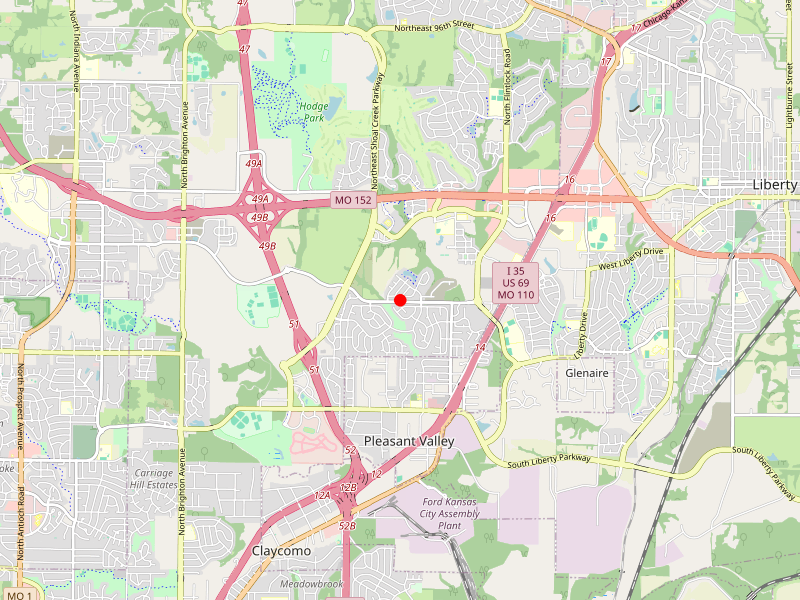 Map of 64158